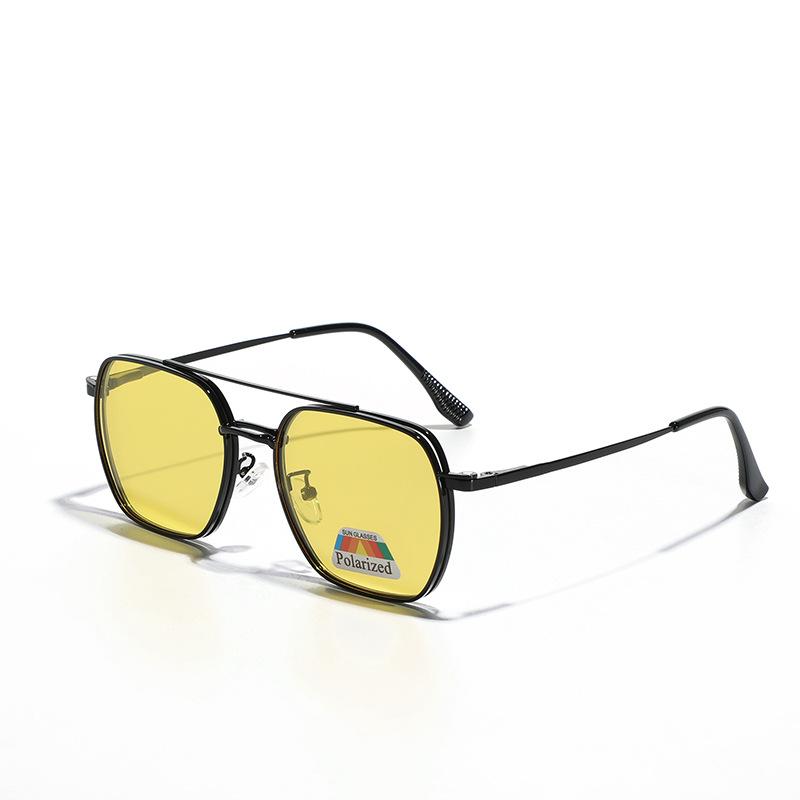 Metal 2 In 1 Magnet Clip On Myopia Glasses Frame Trend Sunglasses For Men Women UV400 Optical Computer Glasses
