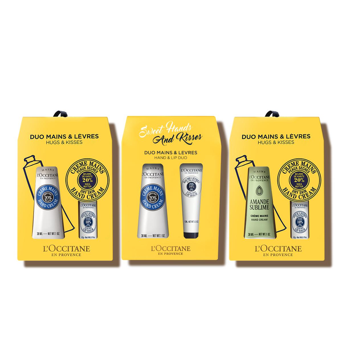 [L Occitane] Expert Hand Cream & Lip Balm Duo Collection Shea Butter Hand & Shea Stick Lip Balm