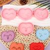1/4Pcs 3D Valentine'S Day Wedding Cookie Cutters Biscuit Mold Cookie Mould Stamp Party Decor Baking Tools