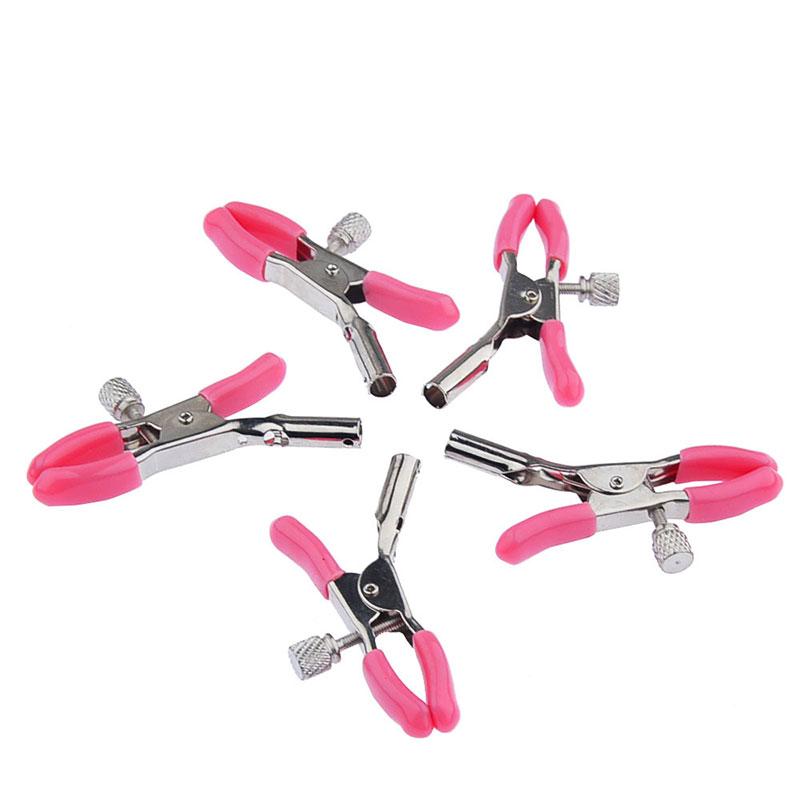 5PCS Erotic Breast Clips Nipple Stimulator Adult Games Sex Toys for Couples Flirting Nipple Clamps Metal Rubber Clip New