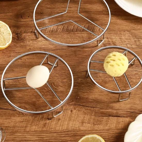 Steam Rack 304 Stainless Steel Steamer Rack Stackable Design Vegetables Dumplings Seafood Meat Versatile Cooking Rack