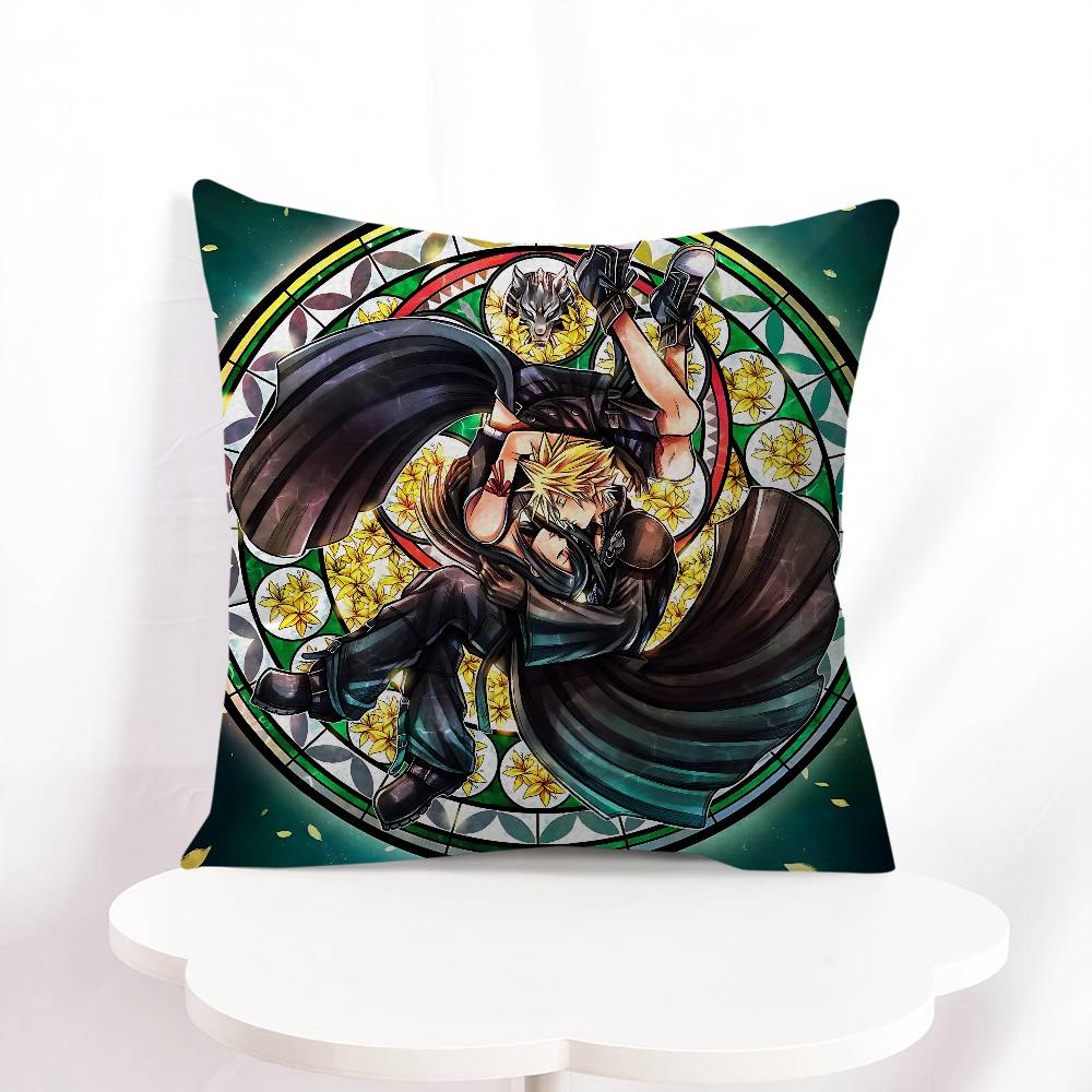 K-kingdom Hearts Cushion Cover Decorative Pillow Sofa Home Decor Case Pillow Cases