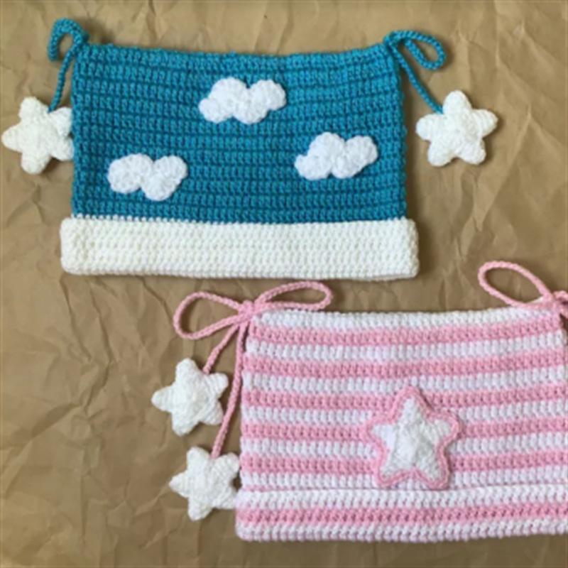 

Связанный вручную рог забавный ободок модный индивидуальный декоративный головной убор adult 56-59cm