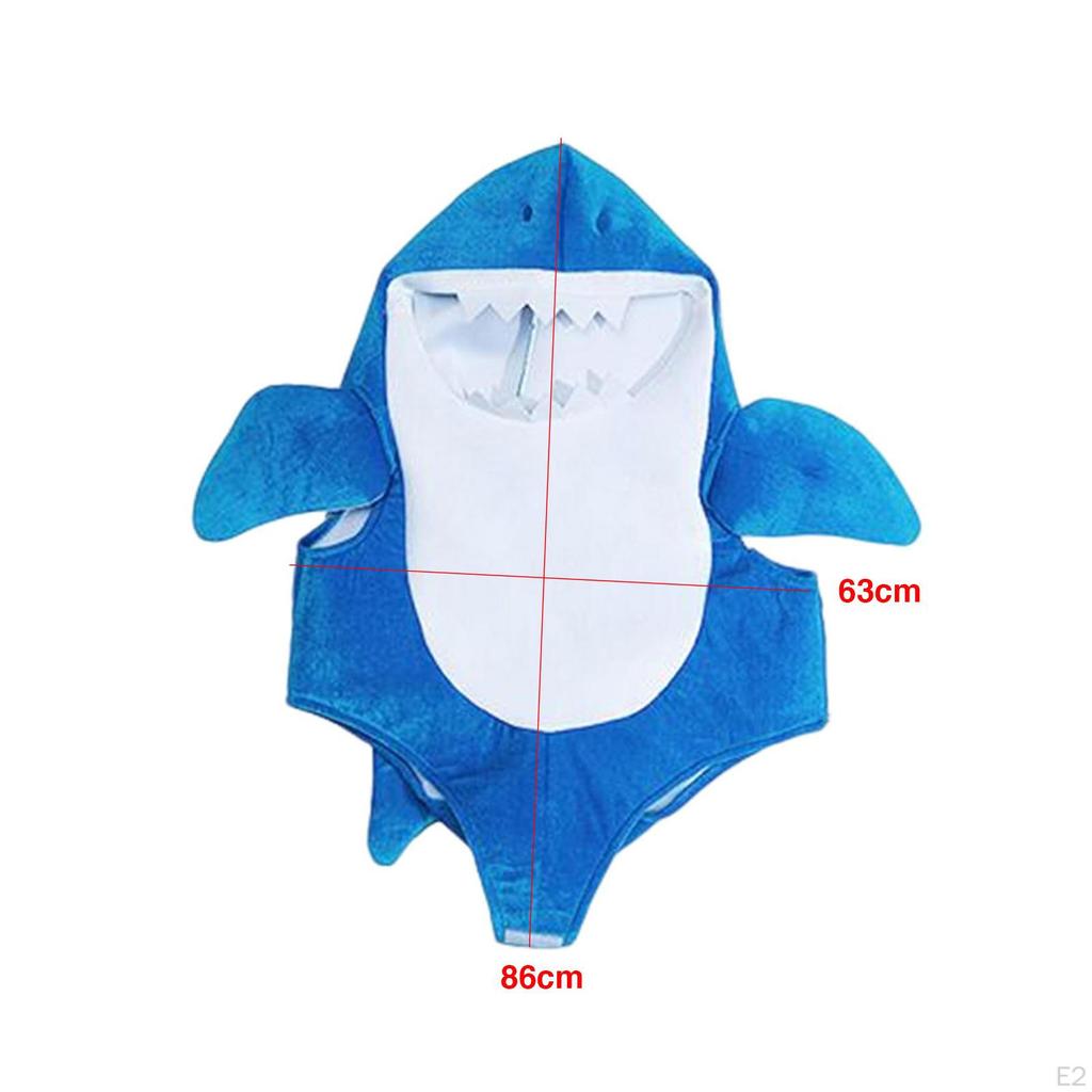 Halloween Shark Costume Cosplay for Stage Performances Theme Parties Unisex