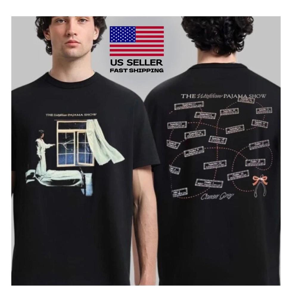 

New!!! Conan Gray The Wishbone Pajama Show 2025 Merch Two Sided T-Shirt L