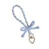 Handmade Bowknot Phone Lanyard Anti-lost Weaving Phone Wrist Strap  Phone Accessories