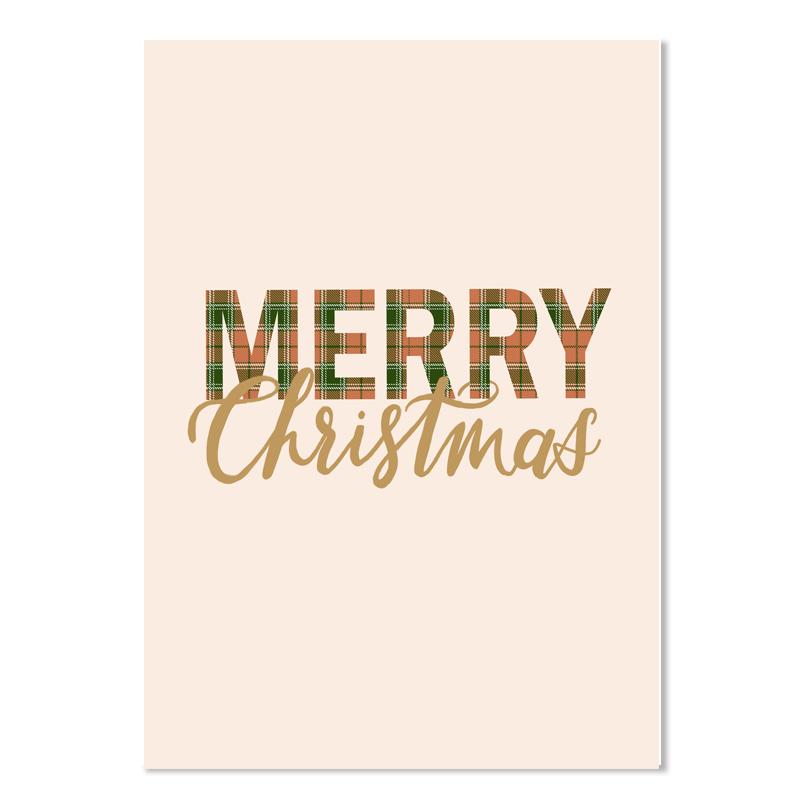 Christmas Tree Garland Decor Posters Merry Christmas Canvas Painting Nordic Poster Holiday Room Wall Art Picture For Home Decor