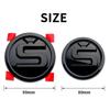 2025 Quente ABS 80/90/100mm Emblema Frontal Capô Carro Emblema Capô Adesivo Porta-malas Para Skoda Yeti Octavia 2 3 a5 Fabia Kodiaq Rapid Karoq