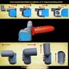Cutting Dust Shroud for Angle Grinder Grinder Dust Shroud Adjustable Vacuum Cleaner for Wood Concrete Wall Stone