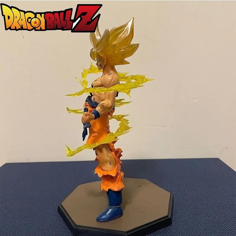 Hot Dragon Ball Son Goku Super Saiyan Anime Model 16cm Goku DBZ Action Figure Figure Gifts Collectible Figurines for Kids