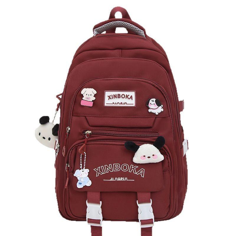 Schoolbags for Children Elementary School Students for Girls Junior High School Students Letter Backpack