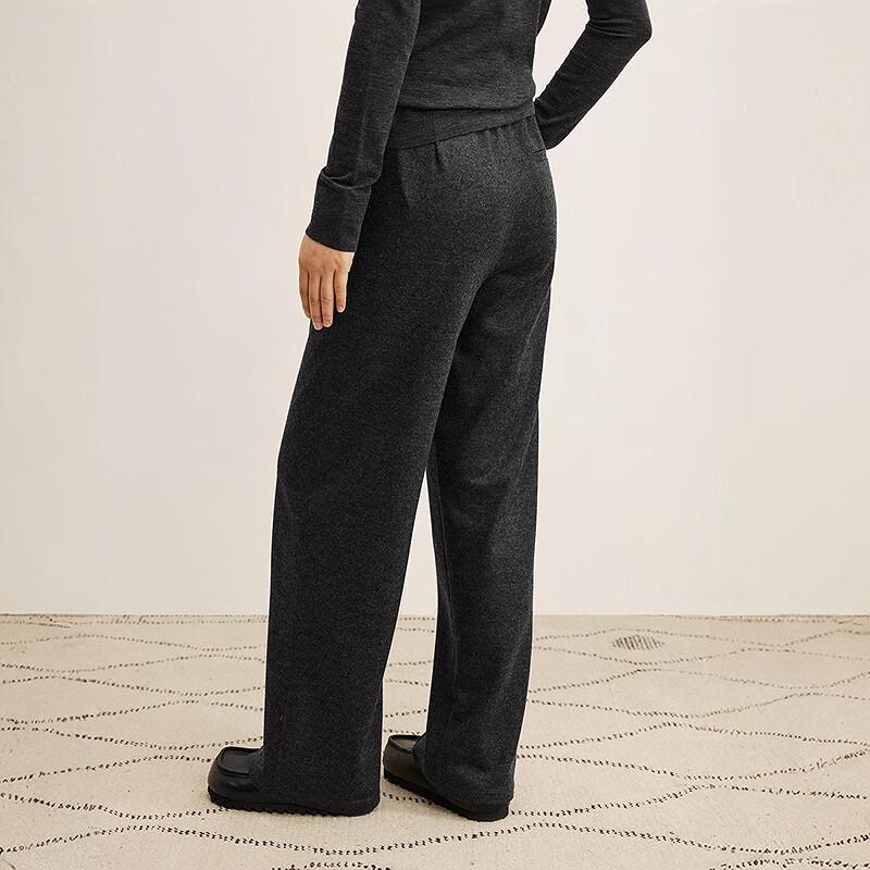 Less Women's Straight-Leg Wool Blend Trousers