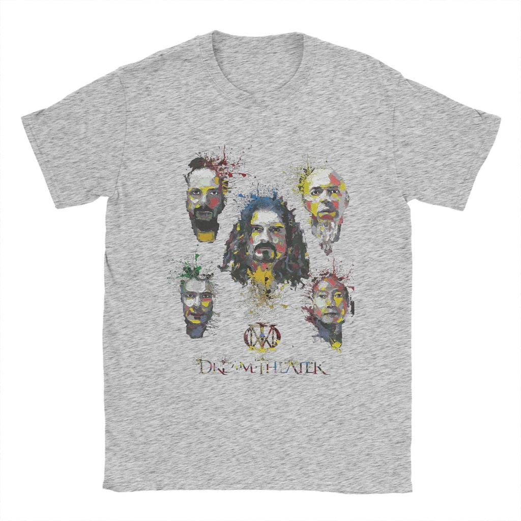Herren D-Dream Theaters T-Shirts Reine Baumwolle Kleidung Lässige Kurzarm Rundhals T-Shirts Geburtstagsgeschenk T-Shirts