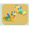 Colorful Baby Bee Winding Toy For Infants With Fun Stretching Caterpillar Design