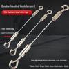 Thickened Stainless Steel Wire Sling with Double Safety Hooks
