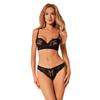 Obsessive - Sexy Serena Bra and Panties Black XS/S