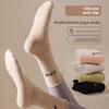 Yoga Socks  Women's Mid-length Pure Cotton Silicone Anti-slip Indoor Pilates Fitness Sports Socks for Adults Floor Socks