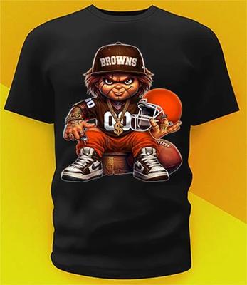 Cleveland Browns Chucky Team Shirt Größen Von Jugend Bis Erwachsenen 6XL