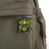 Teenage Mutant Ninja Turtles Character Pin: TMNT Cute Cartoon-Style Metal Enamel Pin Accessory for Clothing and Backpacks
