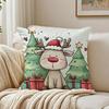 Federa per Cuscino Renna Federa Antiacaro Decorazione Divano Soggiorno Cuscino Stanza