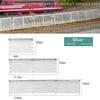 1/64 Miniaturzaunmodell Sicherheitsnetzbarriere für DIY Modellbahnlayout Diorama Realistische Eisenbahnszenen Zubehör für Hobby