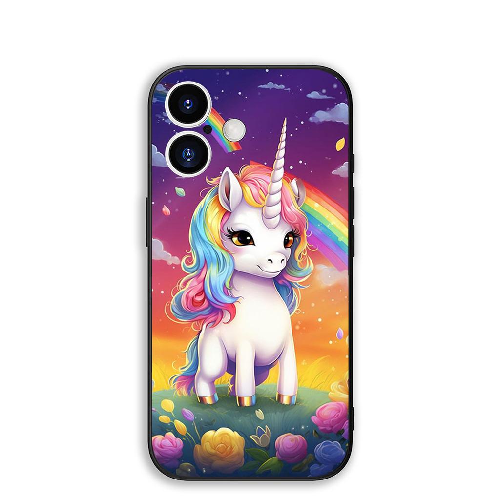 Für Motorola Moto G86 G57 G67 G24 G15 G54 Power G13 G14 G34 G35 G45 G60 G53 G55 G64 G75 G72 Handyhülle Einhorn Cartoon Pferd