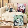 Game HHonkai Star Rail Cushion Cover Soft Plush Throw Pillow Cover  DoubleSided Printed Cushion Case  Cozy Sofa  Home Decor
