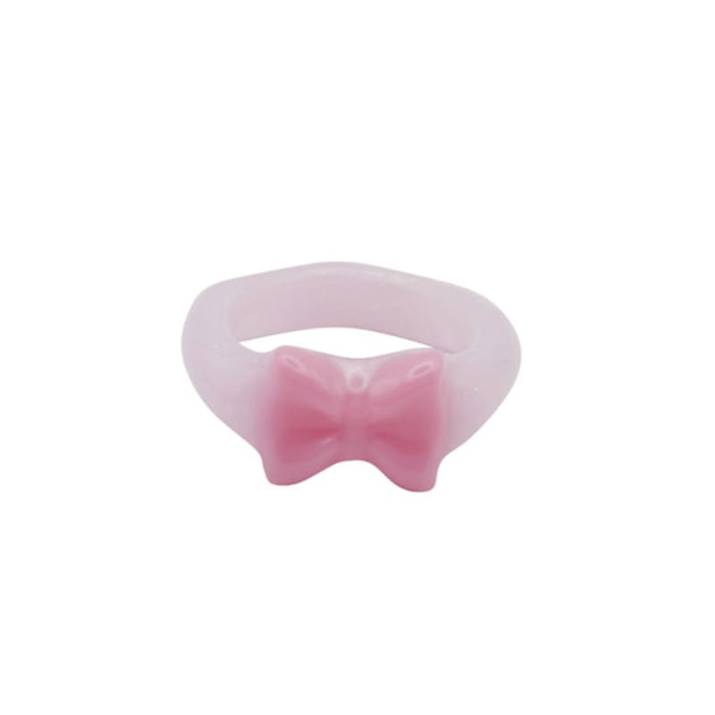 

nff promise ribbon ring-pink 26~27