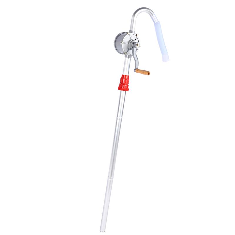 Aluminum Alloy Rotary Hand Crank Oil Barrel Drum Pump Pumping Fuel Hand Oil Pump Barrel Pump Drum Pump Rotary Oil Pump