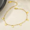 Stylish Titanium Steel Heart Anklet for Women – Durable, Versatile Beach Foot Chain