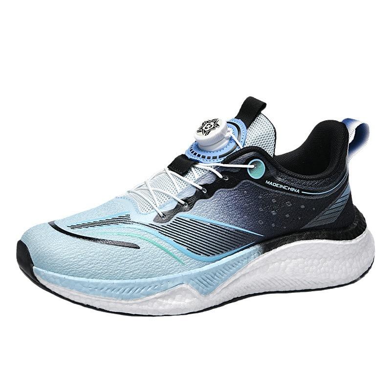 Sneaker Herren Frühjahr 2025 Neuer Trend Leuchtende Laufschuhe Paar Freizeit Weiche Sohle Stoßdämpfung Drehverschluss Laufschuhe