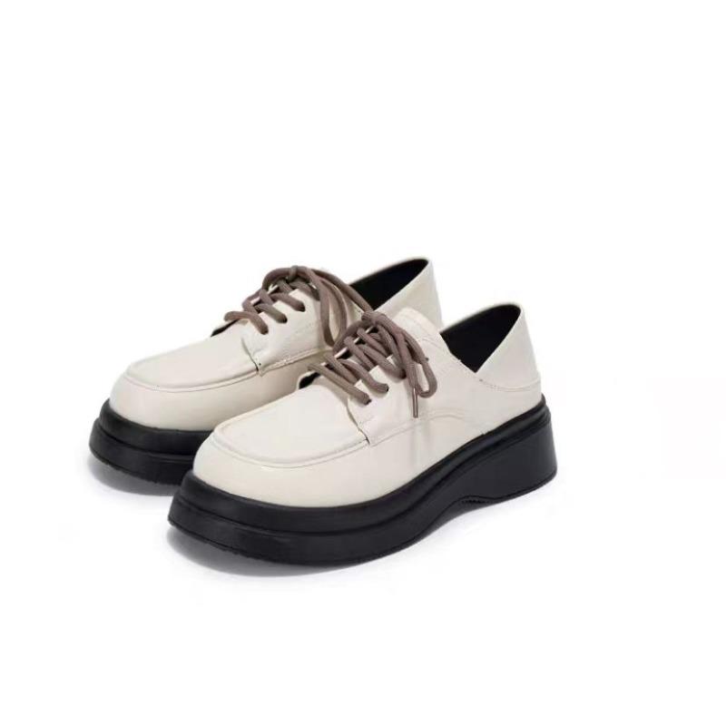 Women's Summer Footwear Japanese Style Lolita Shoes for Woman 2024 Gothic Round Toe Mary Jane with Medium Heels Straps Platform