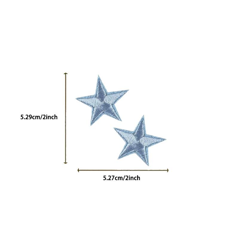 50 Pieces of Light Blue Cartoon Stickers for Decorating The Hand-bound Phone Case, Guitar Waterproof PVC Stickers