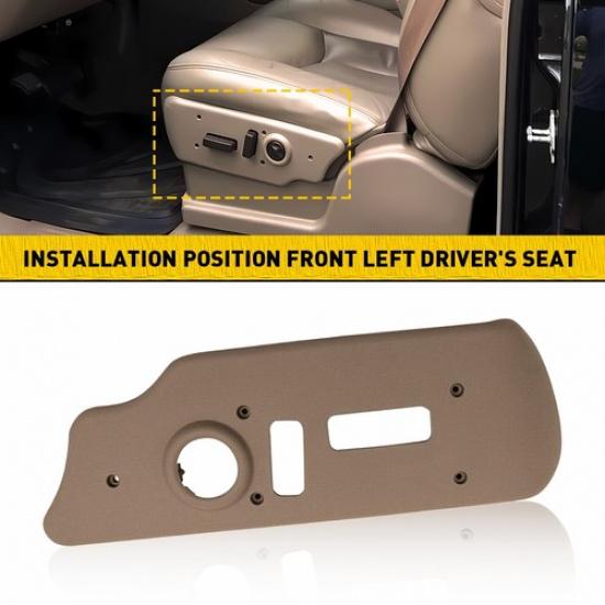 Power Seat Switch Bezel Trim Panel Neutral Tan Driver Side For Chevy GMC Truck H