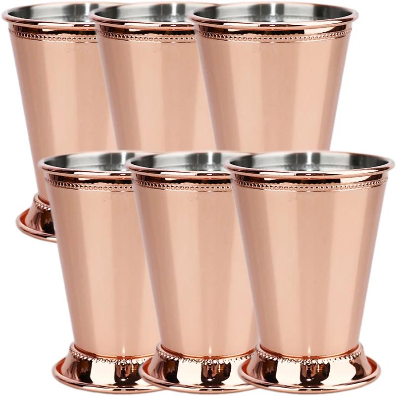 Stainless Steel Mint Julep Mug - Cocktail Drinkware For Martini Mojito Mixed Drinks Bar Party Beer Julep Wine Glass