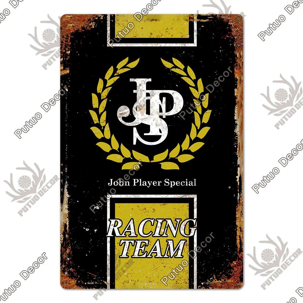 Putuo Decor Gas Oil Garage Vintage Metal Signs Tin Sign Retro Garage Decor Bar Pub Garage Gas Station Decorative Iron Plates