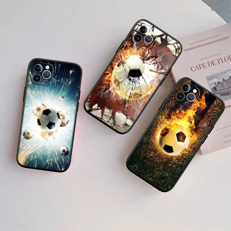 RE30 Football Soccer New High-End Shell Phone Case for OPPO A3 Pro A72 A74 A76 A77 A77S A78 A79 A94 A95 A18 A40M A58