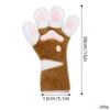 Original New Gloves Fury Handmade Beast Claw Long Furry Plush Gloves Halloween COS Claw Prop