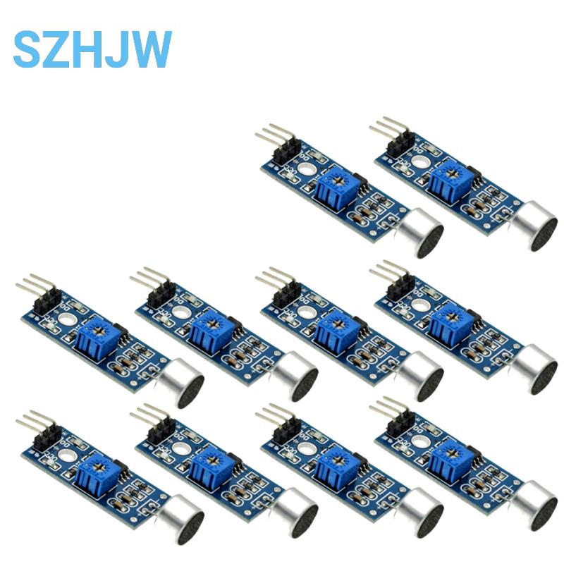 1/5/10pcs Microphone Head Sound Intensity Voice Switch Sensor Module For Arduino