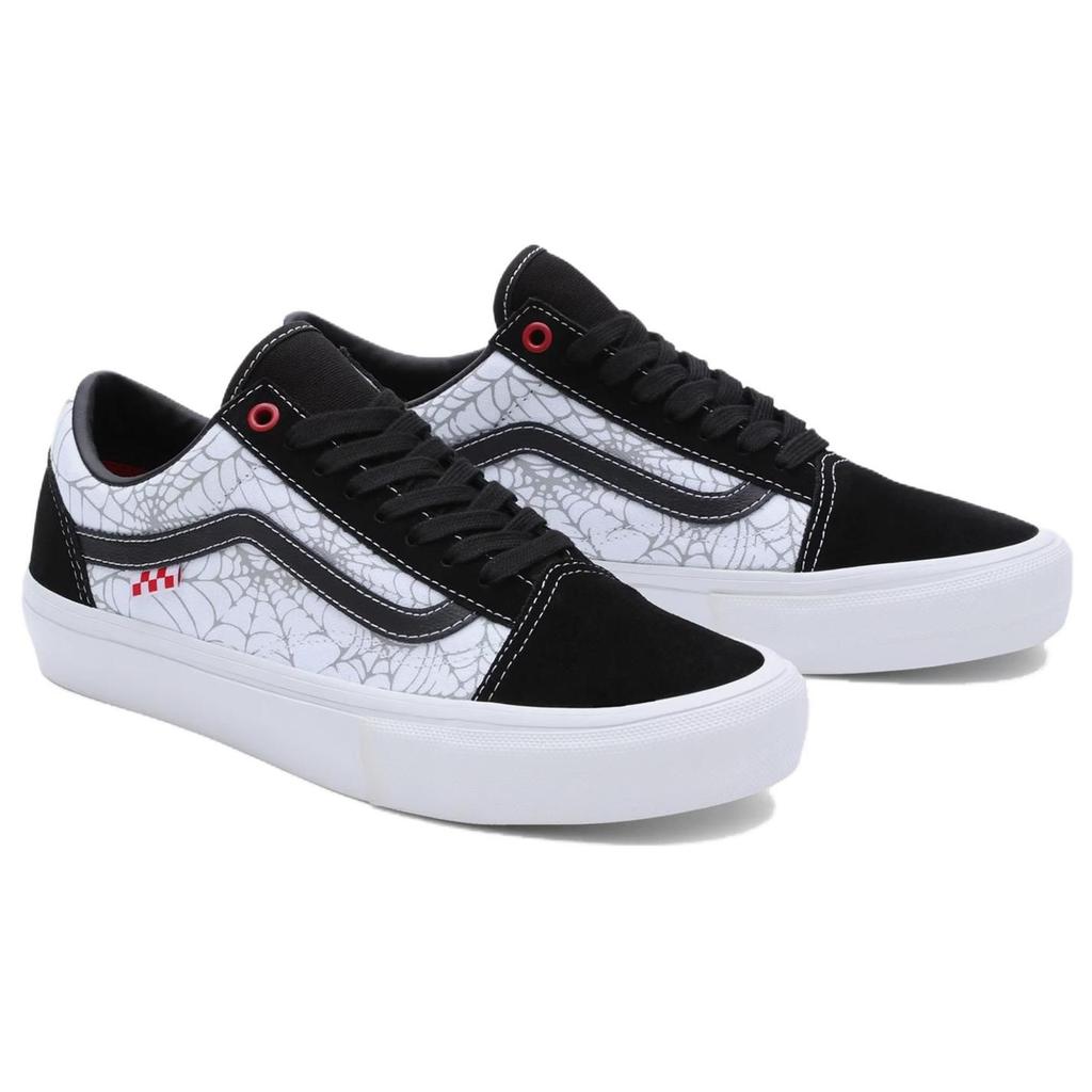 Vans Old Skool Flat Comfortable Versatile Shock Absorption Low Top Skate Shoes Unisex Sneakers Black White VN0A5FCBBWT1