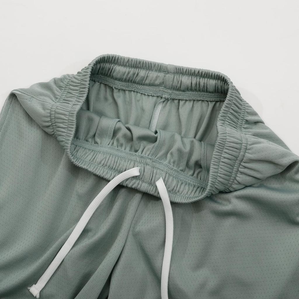 Champion Stretch Antibacterial and Rubber Print Basketball Shorts Medium Gray Kids' Quick-Drying Odor-Resistant (CK-BB530)