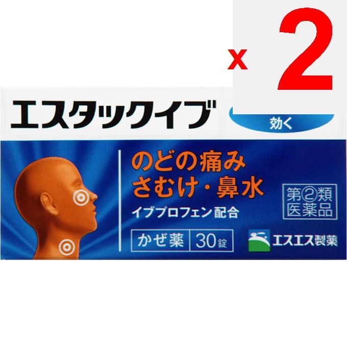 S.S. Pharmaceuticals Estac Eve 30 Tablets Medicine That Works Well for Fever and Sore Throat Indications: Relief of Cold Symptoms (sore Throat, Chills