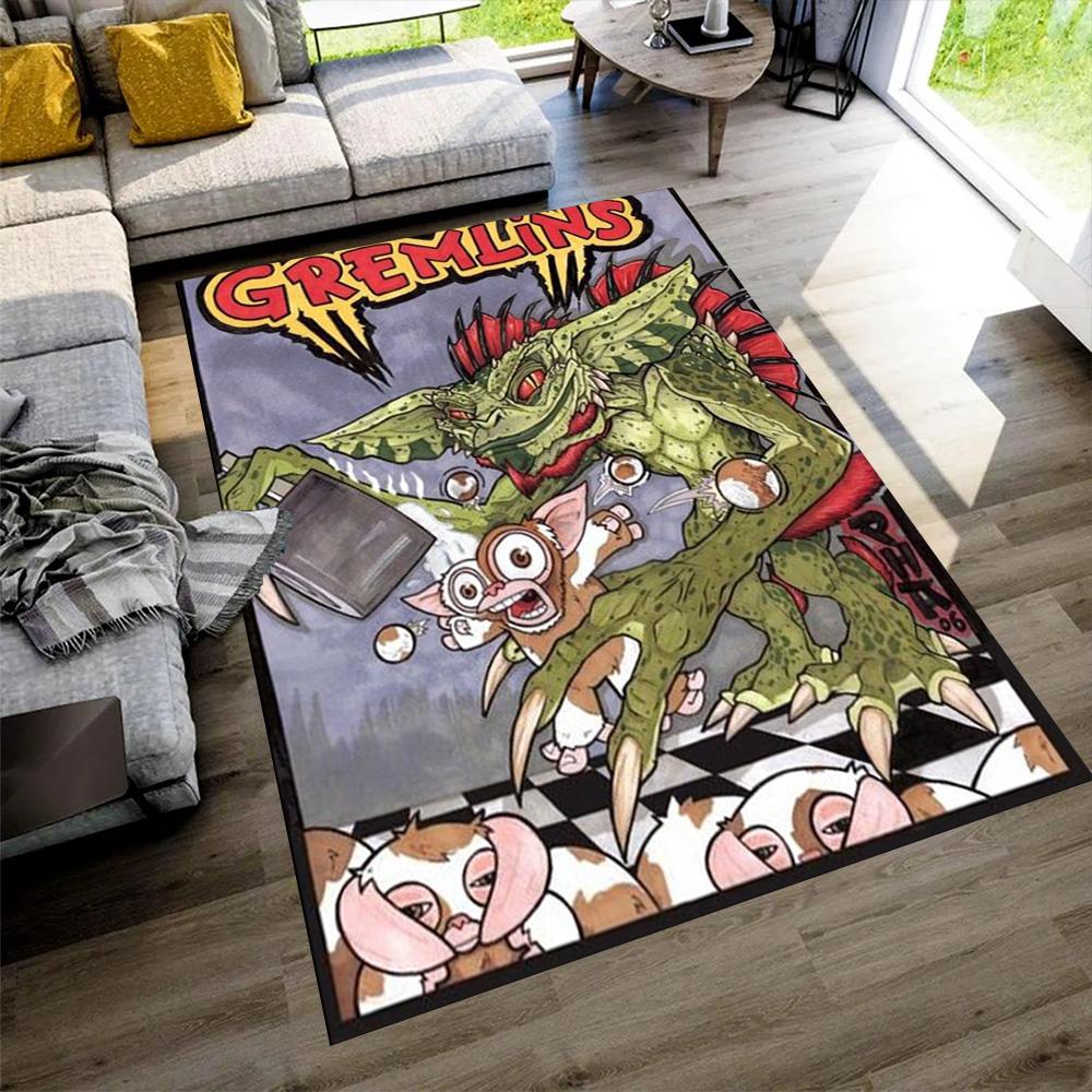 Gremlins Floor Mat Perfect for Dormitory Outdoor Hallway Entryway Antislip Carpet Decorate Offices Best for Christmas