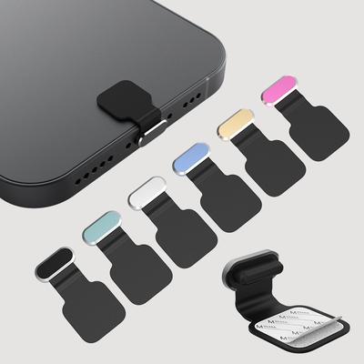 1 Stück Ladeanschluss-Staubschutzstecker für Mobiltelefone für iPhone Samsung Xiaomi USB Typ-C-Anschluss-Schutz Staubschutzstecker-Abdeckung gegen Verlust