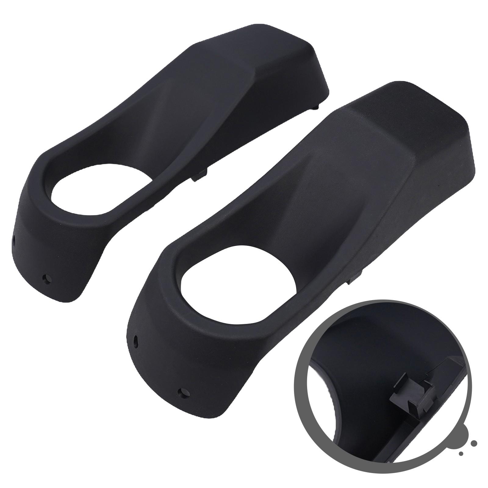 

1 пара АБС черный чехол для автомобильной фары противотуманная фара левая и правая without hole