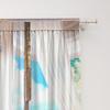 2PC Home Decoration Curtains, Beautiful Scenery With Pole Pocket Curtains, Kitchen, Coffee Shop, Living Room, Balcony, Garden