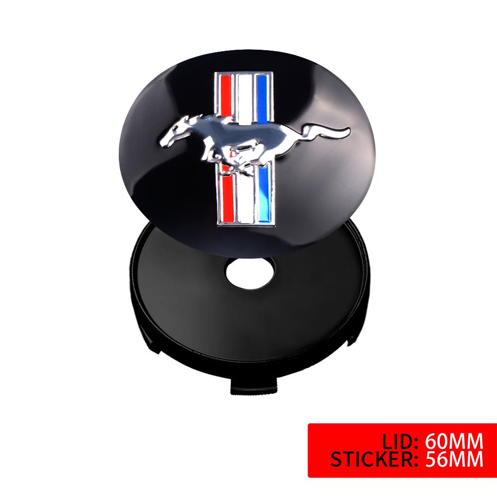 4Pcs 54mm/56mm/60mm For Ford Original Hubcaps Car Wheel Center Covers Decoration Sticker ABS Auto Hub Caps Emblem Replacement