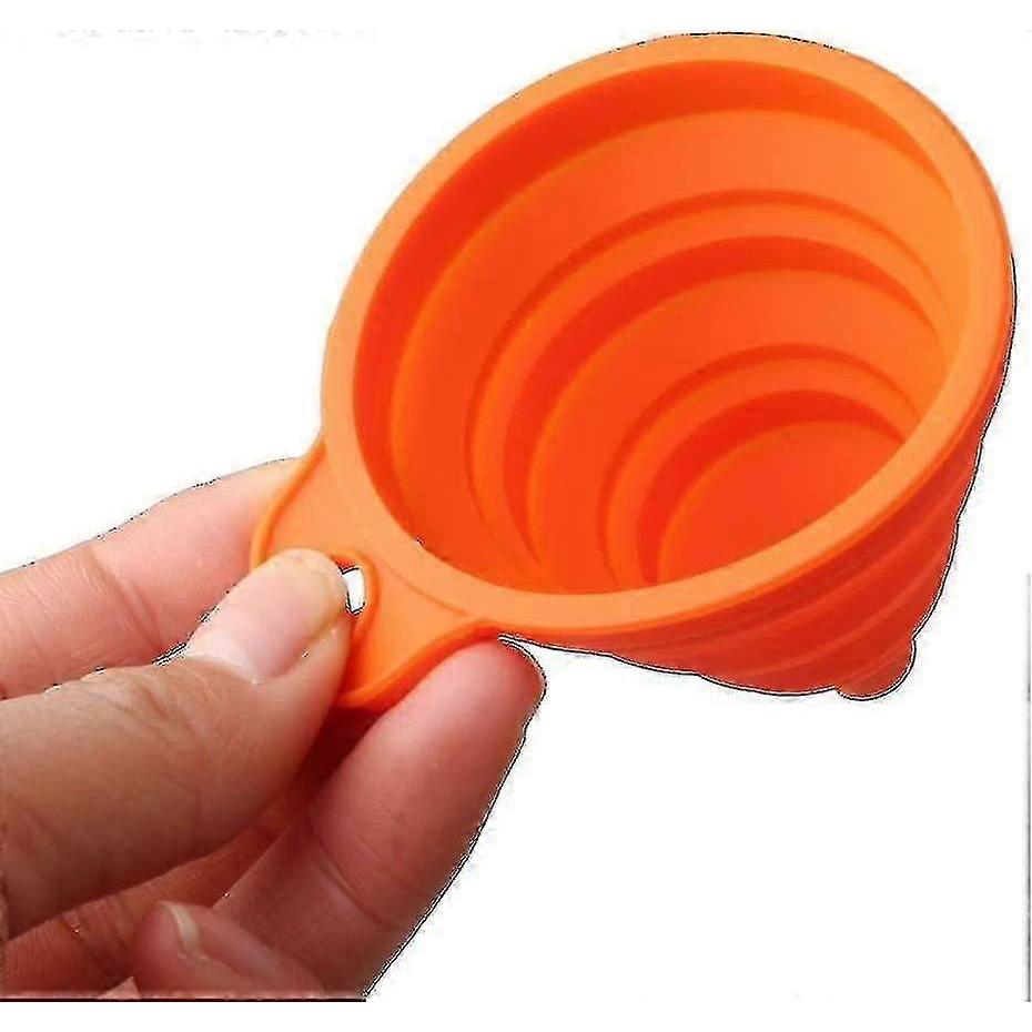 Collapsible funnel, FDA approved silicone collapsible funnel, suitable for liquids and powders