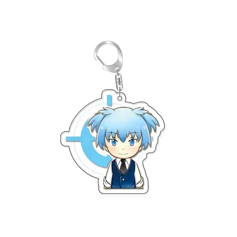 

Assassination Classroom Korosensei Shiota Nagisa Cartoon Acrylic Keychain Anime Keyrings Bag Tag Cos Baji