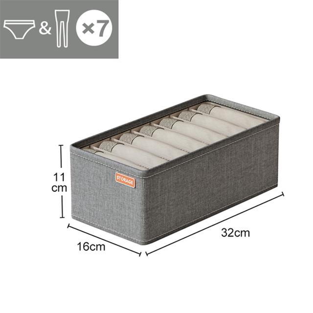 Closet Organizer Underwear Drawer Organizer Socks Bra Clothing Storage Box Wardrobe Organizer Clothes Cabinet Drawer Organizers